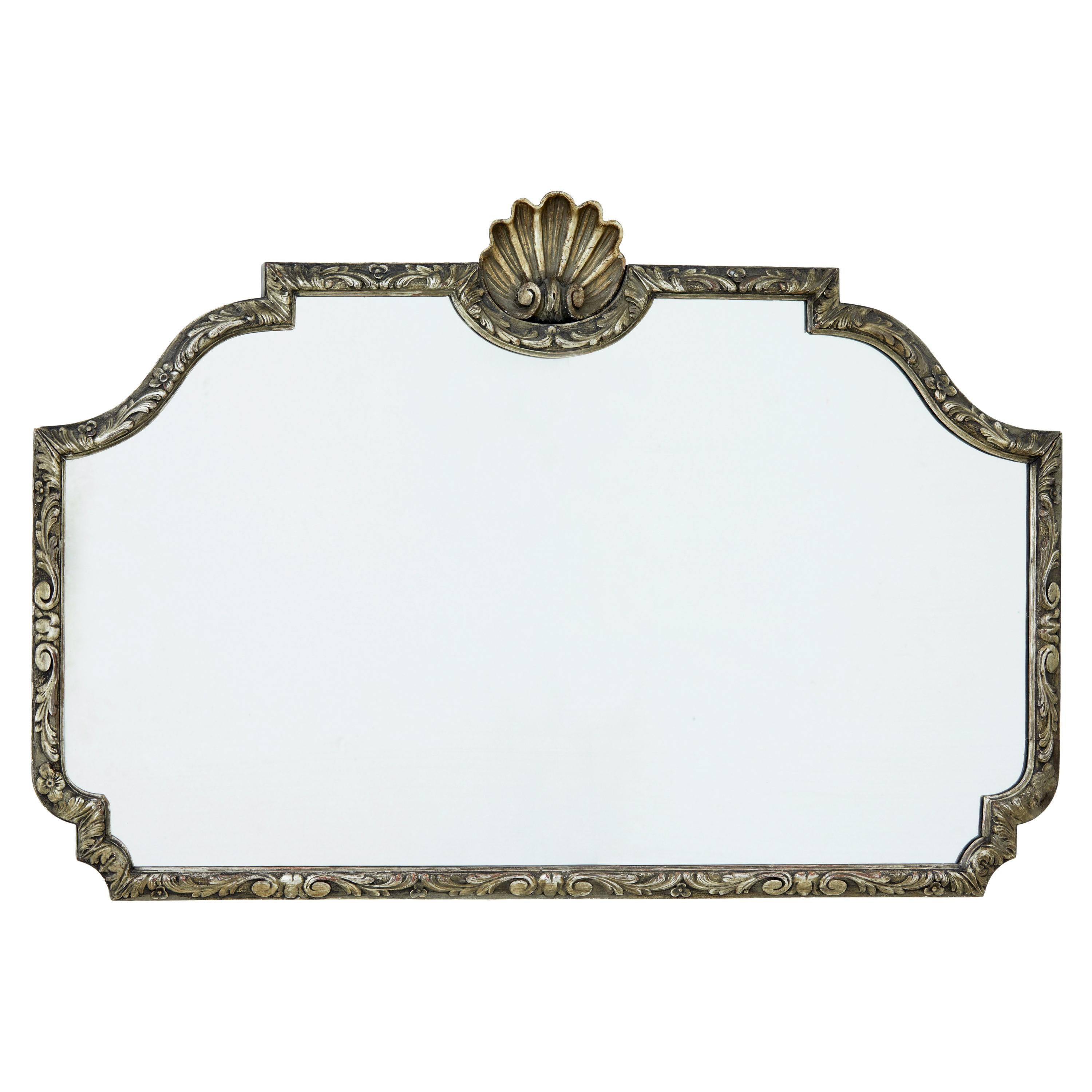 20th Century Gilt Carved Shaped Wall Mirror