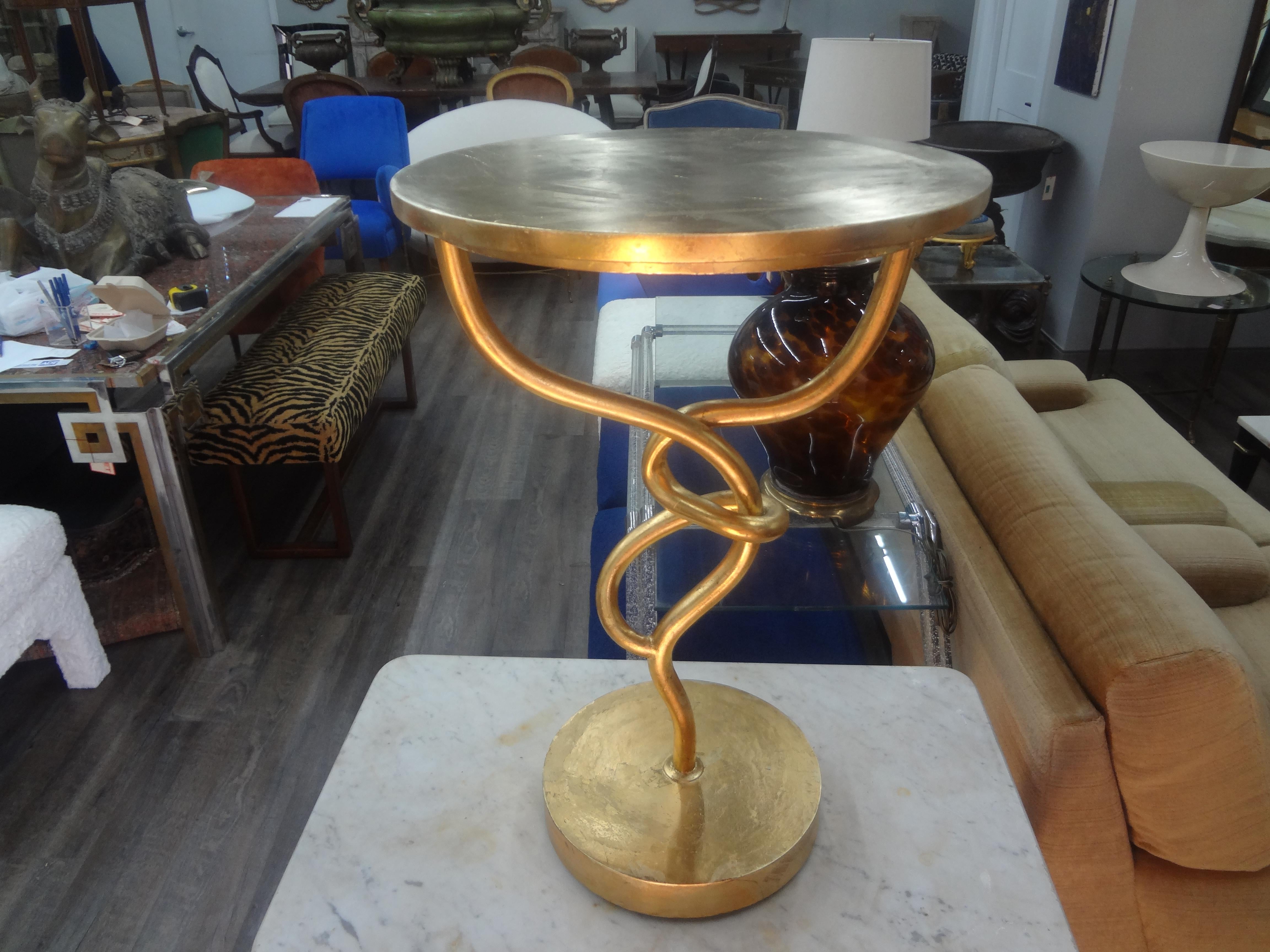 20th Century Gilt Iron Knot Table For Sale 4