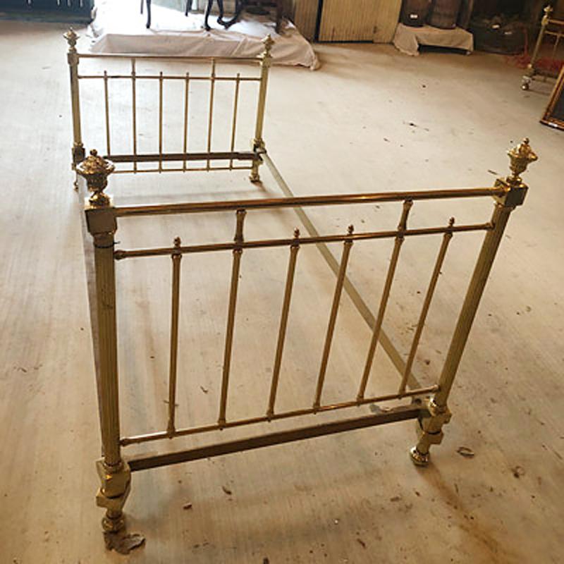 old fashioned metal bed frame
