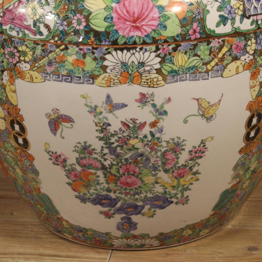 20th Century Gilt Painted Glazed Ceramic Chinese Vase, 1970 7