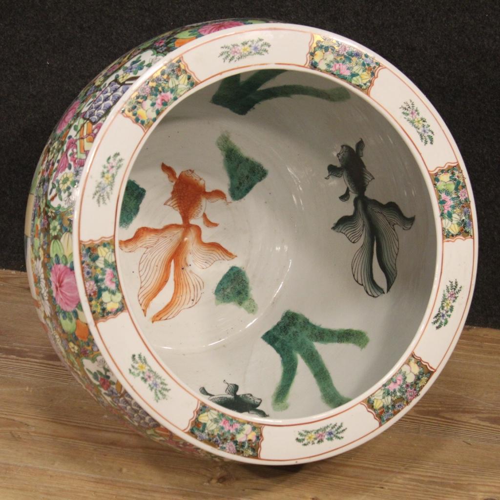 20th Century Gilt Painted Glazed Ceramic Chinese Vase, 1970 5