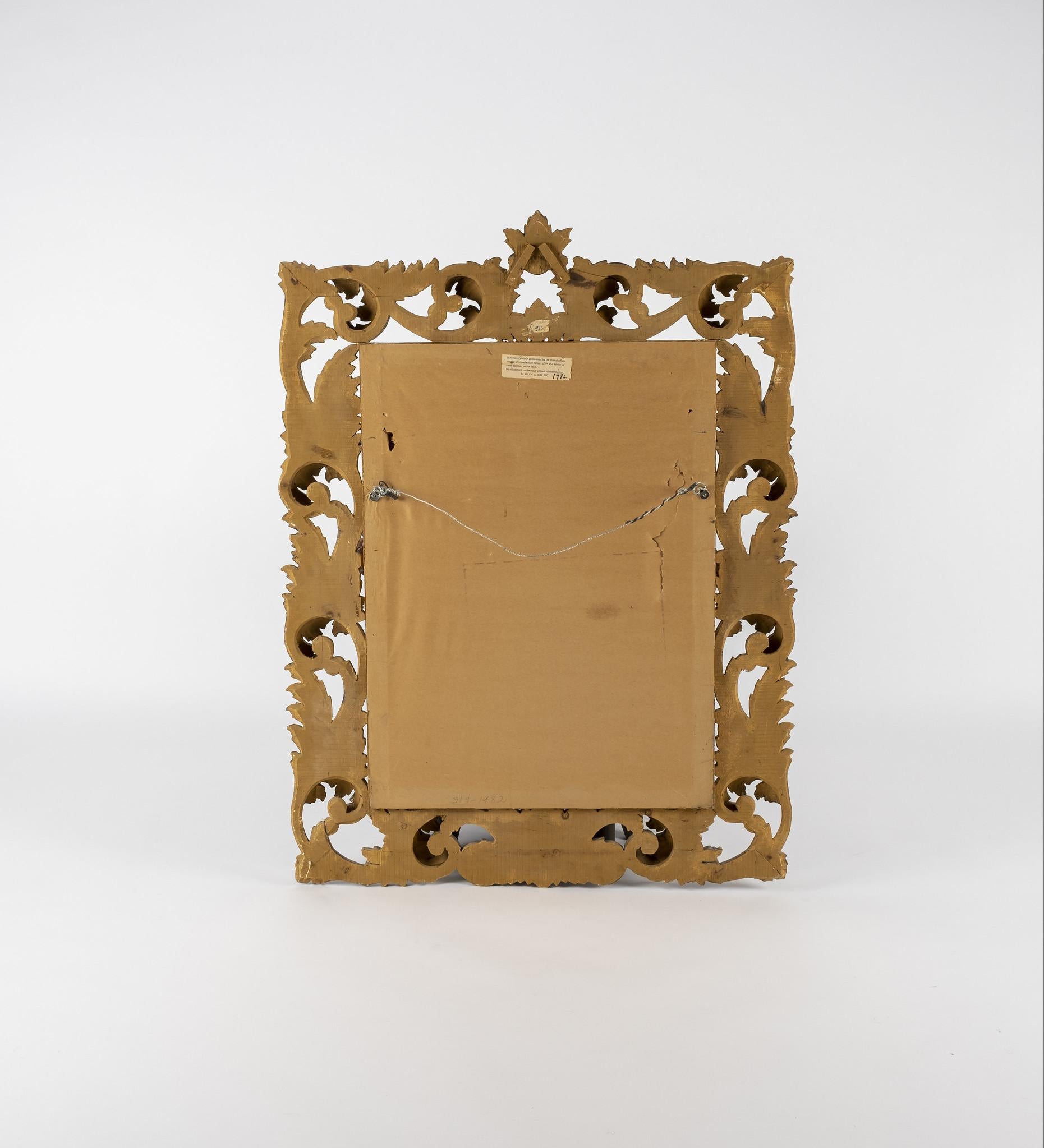 20th Century Giltwood Florentine Mirror 1