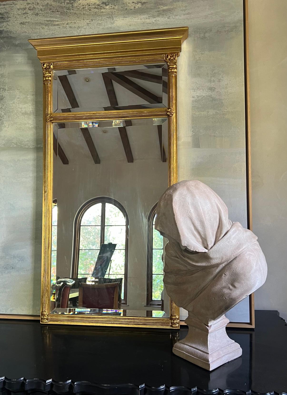Mid-20th Century 20th Century Giltwood Pier Mirror For Sale