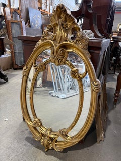 20th Century Giltwood Rococo-Style Mirror