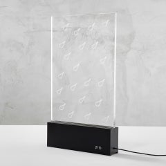 20th Century Gino Marotta Light Sculpture in Lacquered Metal and Plexiglass '70s