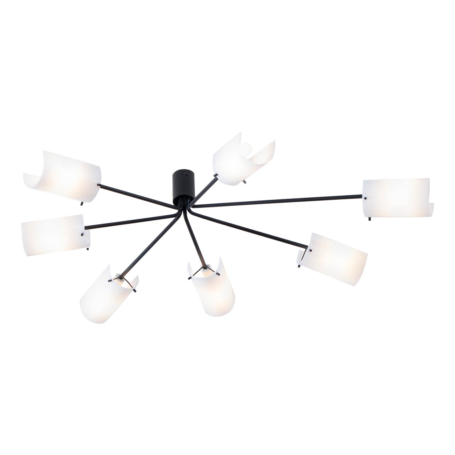 20th Century, Gino Sarfatti for Arteluce Ceiling Light mod 178 NT