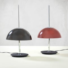 20th Century, Gino Sarfatti for Arteluce Pair of Table Lamp mod. 584-P