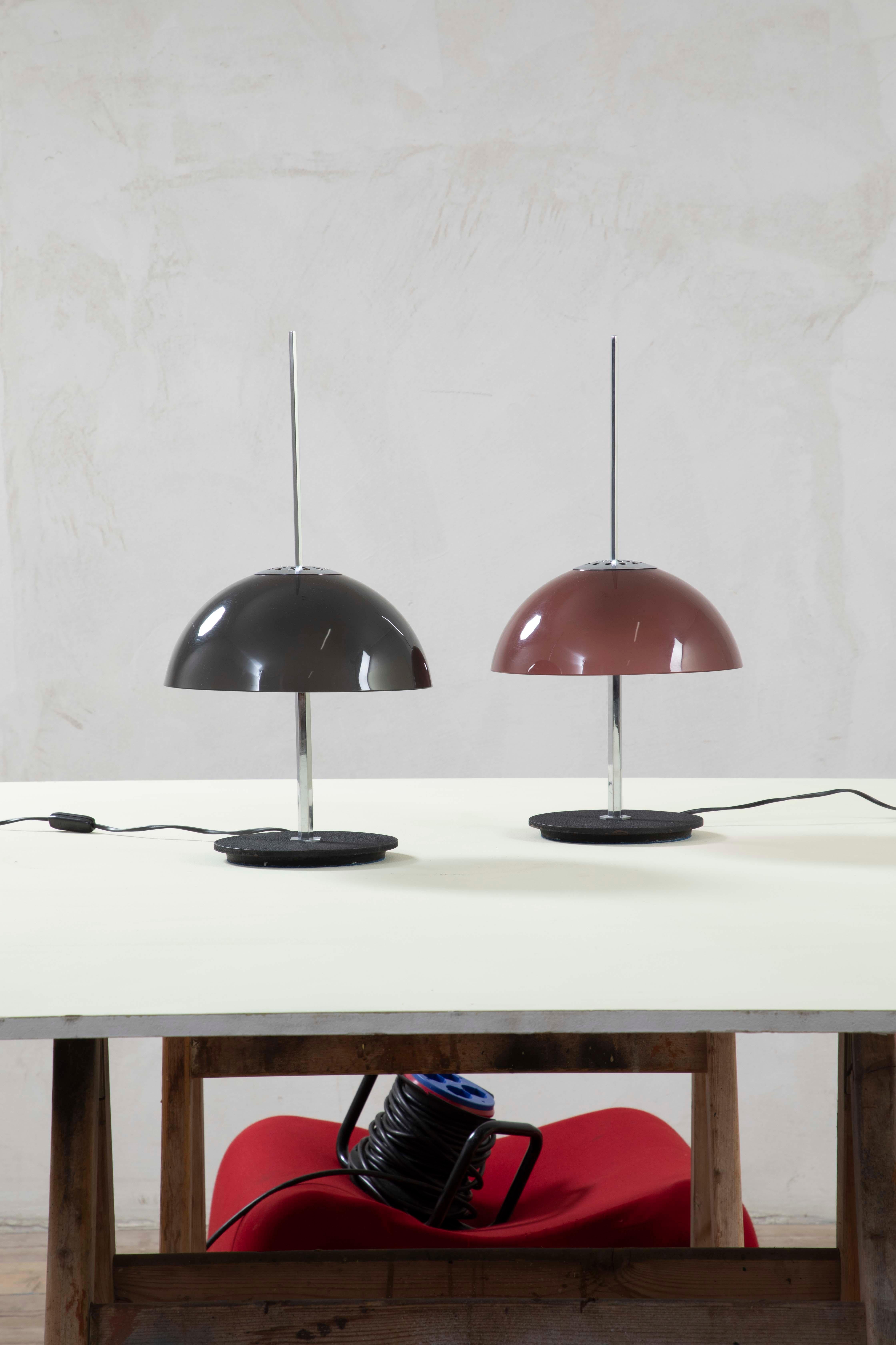 20th Century, Gino Sarfatti for Arteluce Pair of Table Lamp mod. 584-P in vendita 1