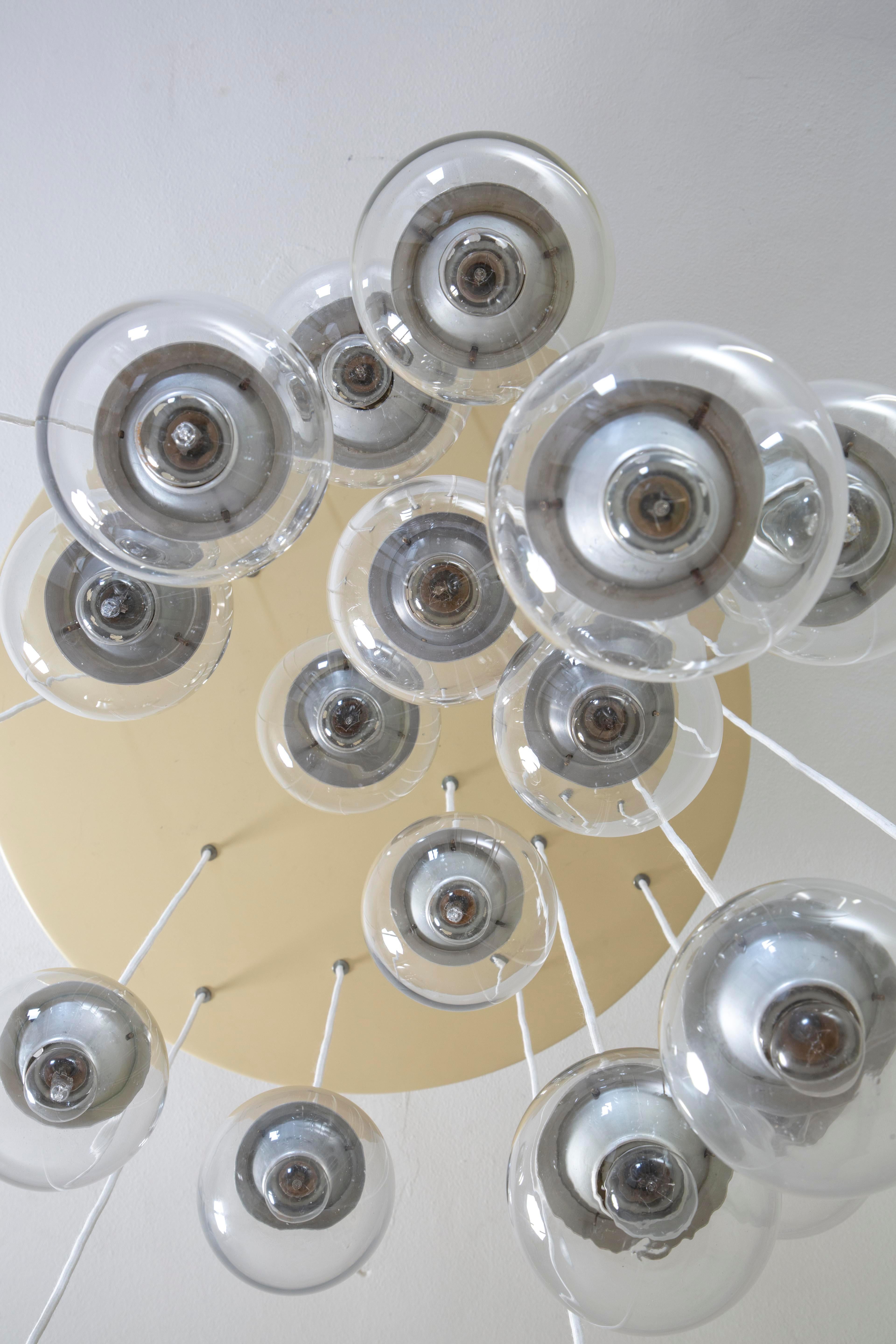 Siglo XX, Gino Sarfatti for Arteluce Lámpara colgante 2095/20 en venta 3