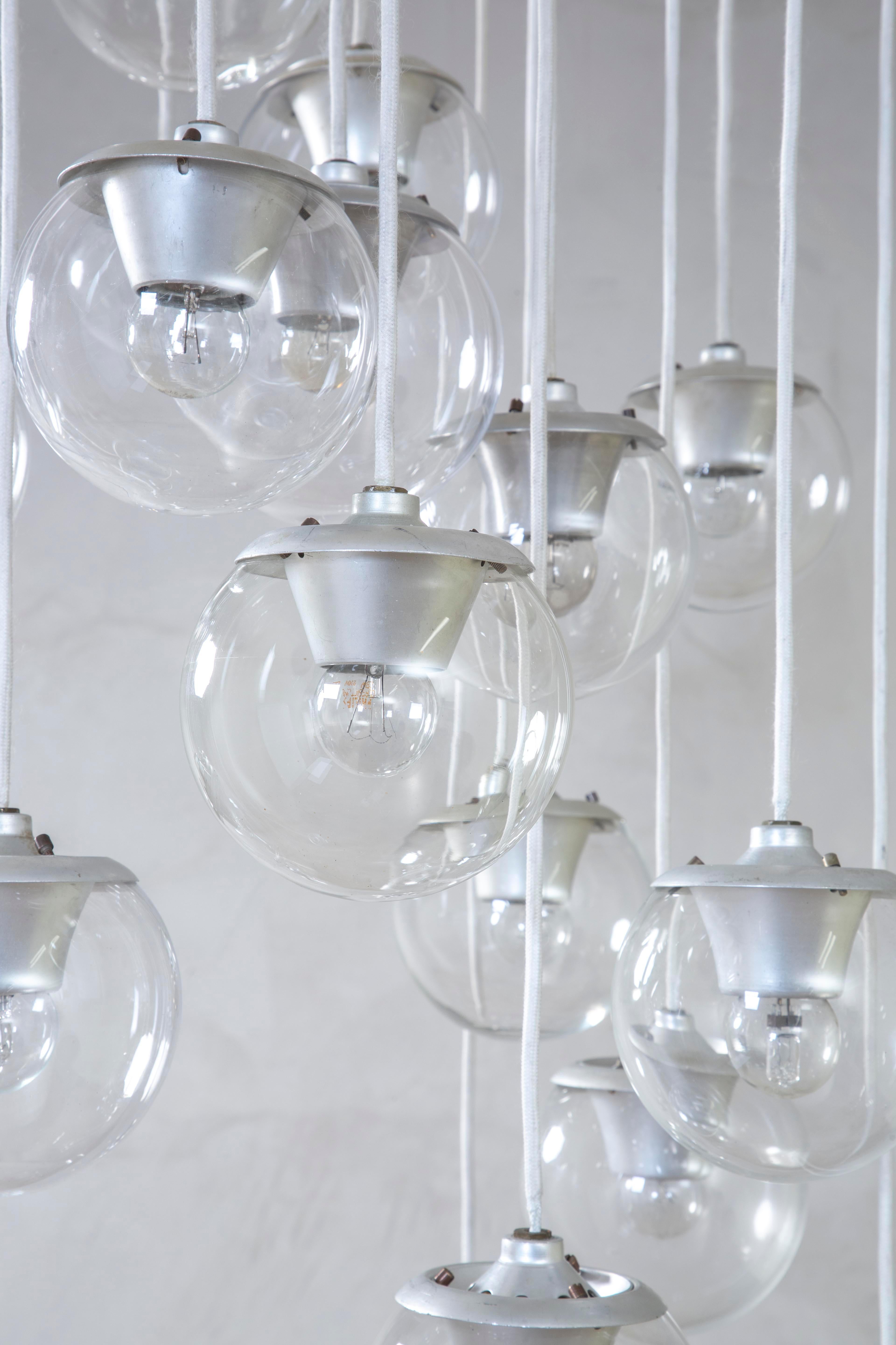 Siglo XX, Gino Sarfatti for Arteluce Lámpara colgante 2095/20 en venta 4