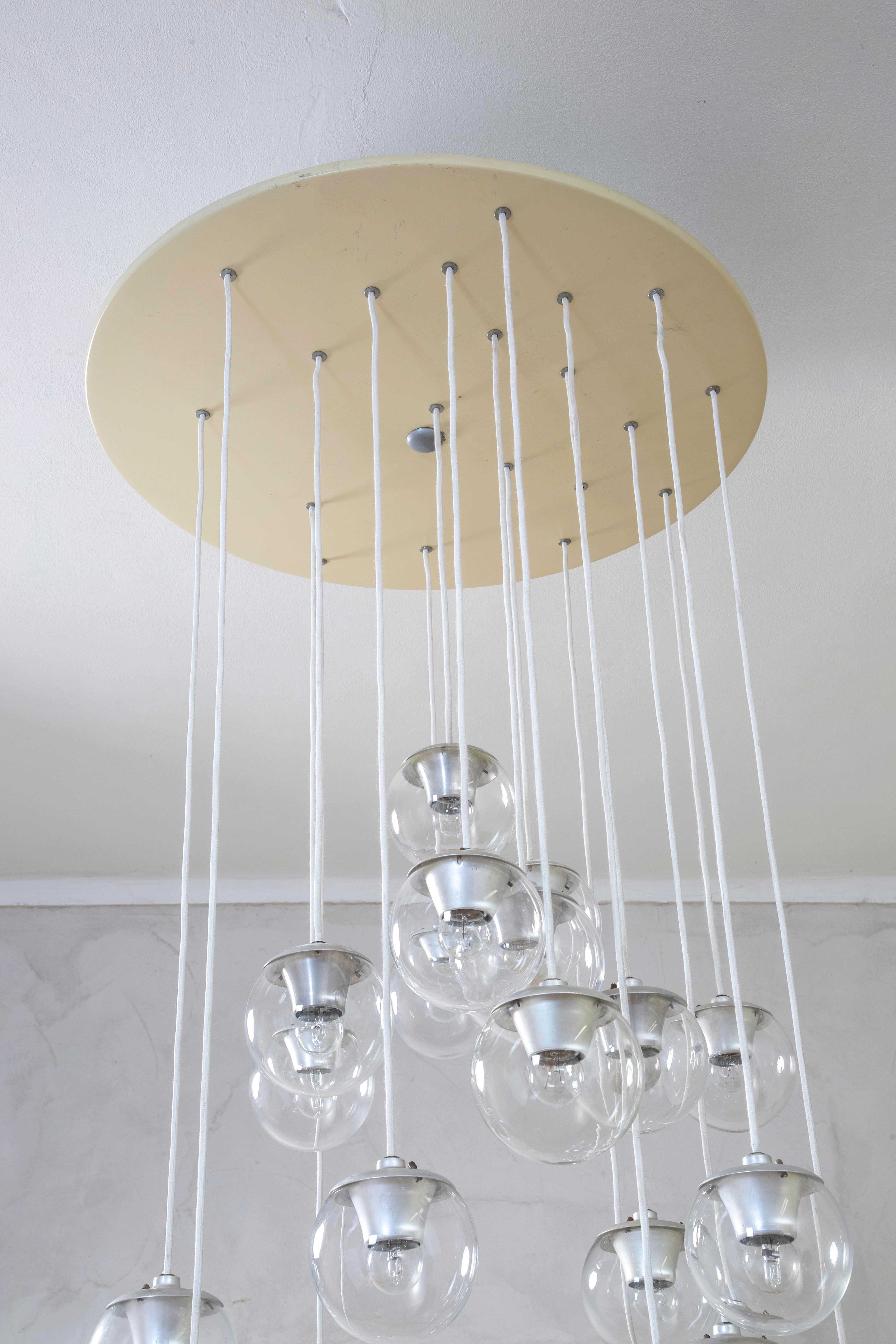 Siglo XX, Gino Sarfatti for Arteluce Lámpara colgante 2095/20 en venta 6