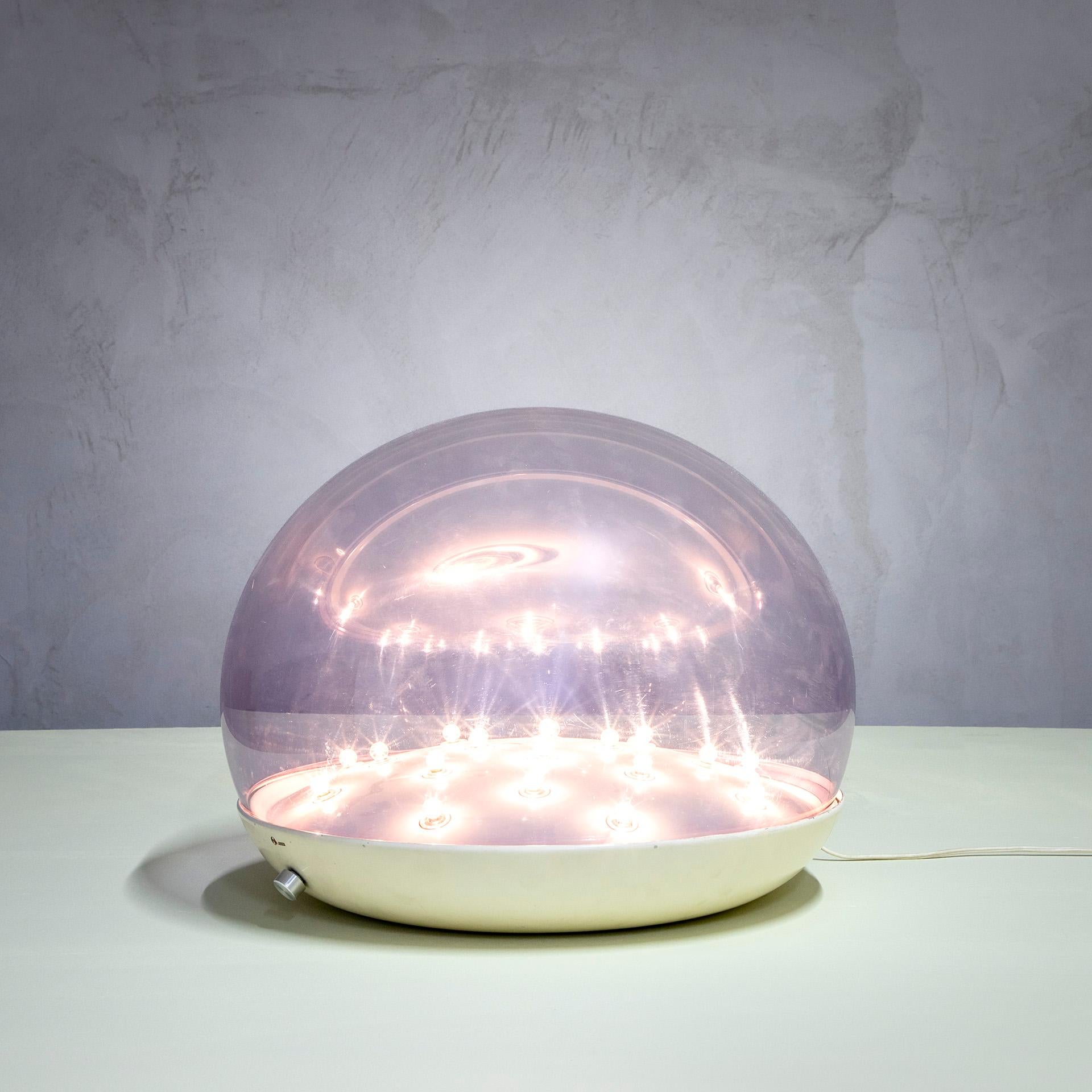 Mid-Century Modern 20e siècle, Gino Sarfatti pour Arteluce Lampe de table The Moon 604 en vente