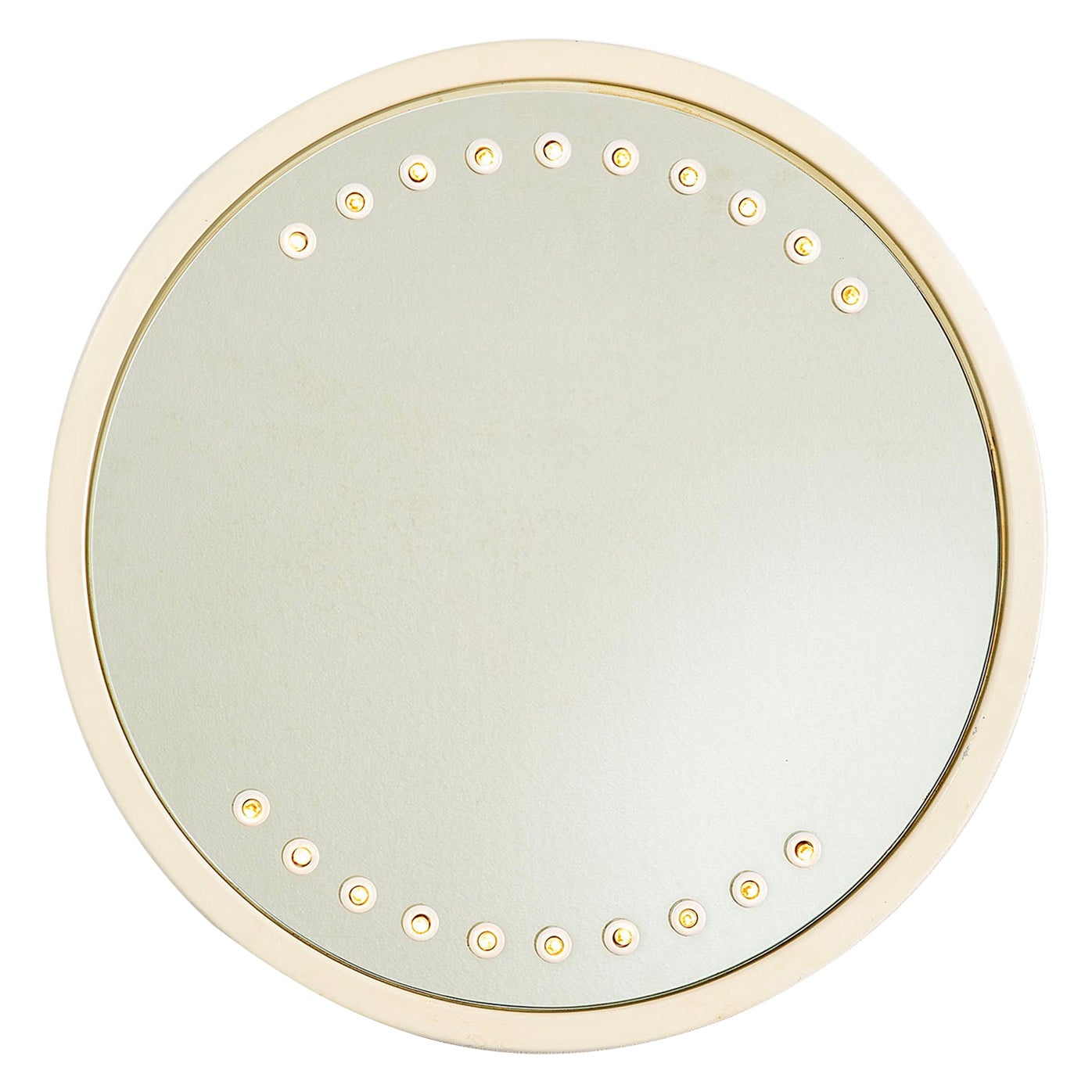 Miroir mural à éclairage Gino Sarfatti du 20e siècle mod. 51B pour Arteluce, années 70