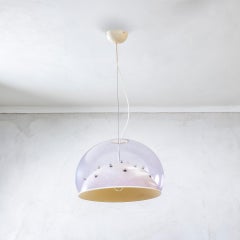 20. Jahrhundert, Gino Sarfatti Pendellampe Mond mod. 2130