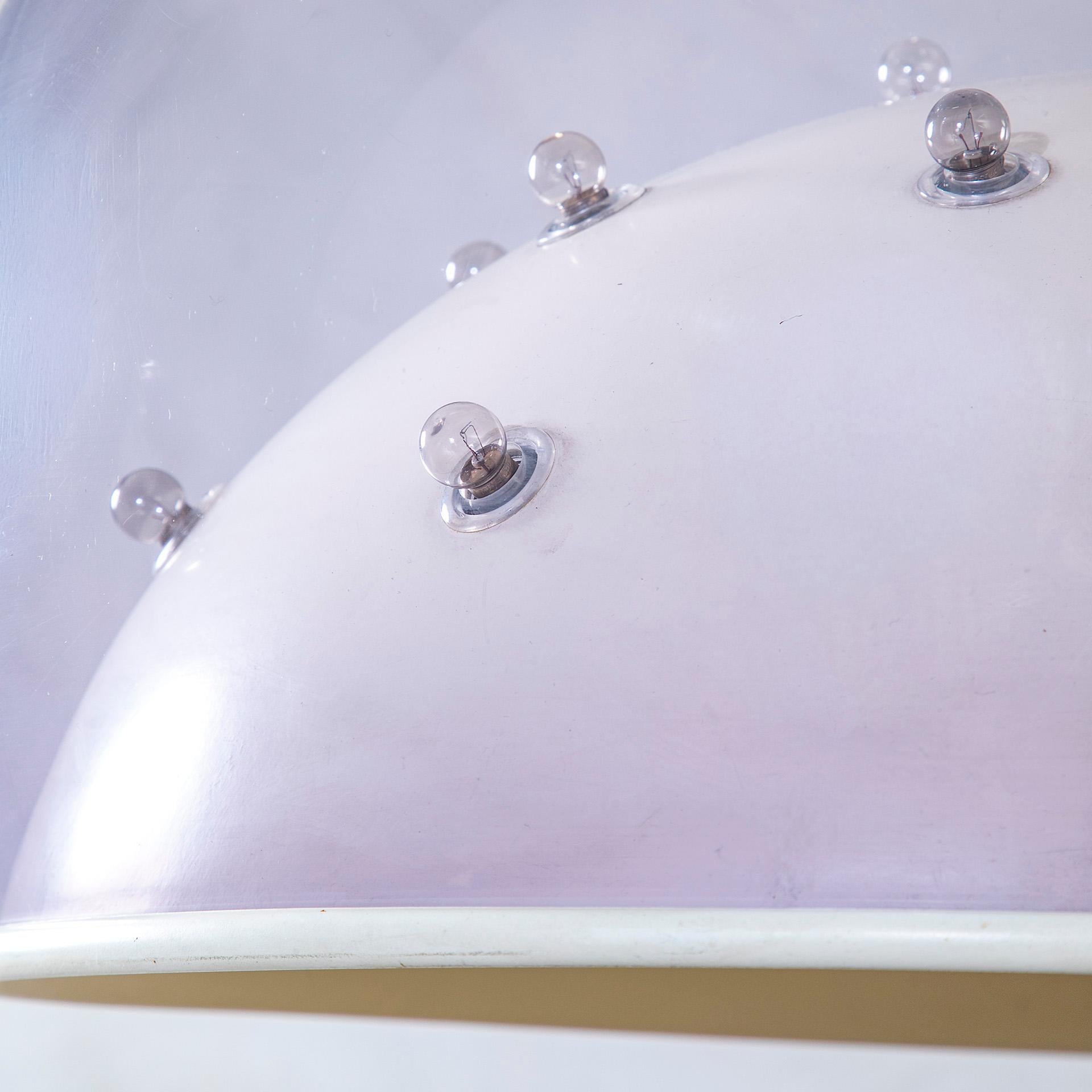 Mid-20th Century 20e siècle, Gino Sarfatti Lampe pendante Moon mod. 2130 en vente