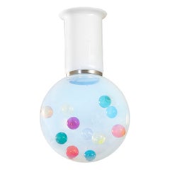 20e siècle, Gino Vistosti Lampe à suspension mod. Barbarella