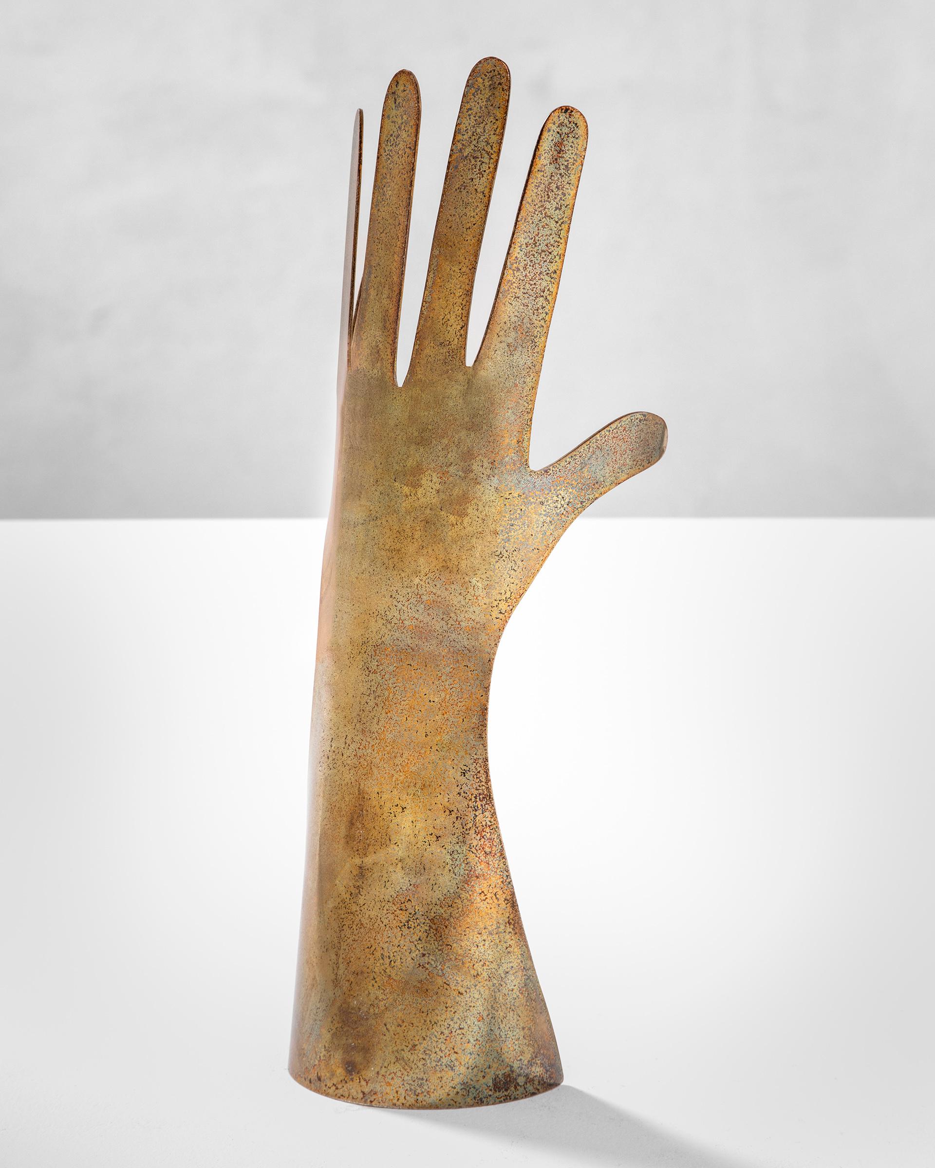 Italian 20th Century Gio Ponti and Lino Sabattini Sculpture Hands, 1978 For Sale