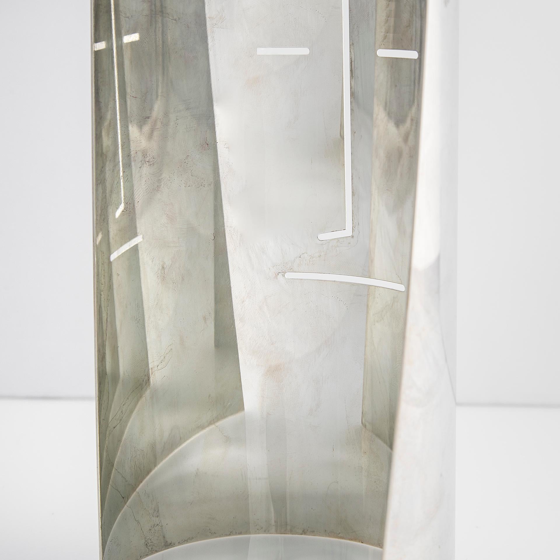 Metal 20th Century, Gio Ponti and Lino Sabattini Sculpture Maschera Cornuta, 1978 For Sale