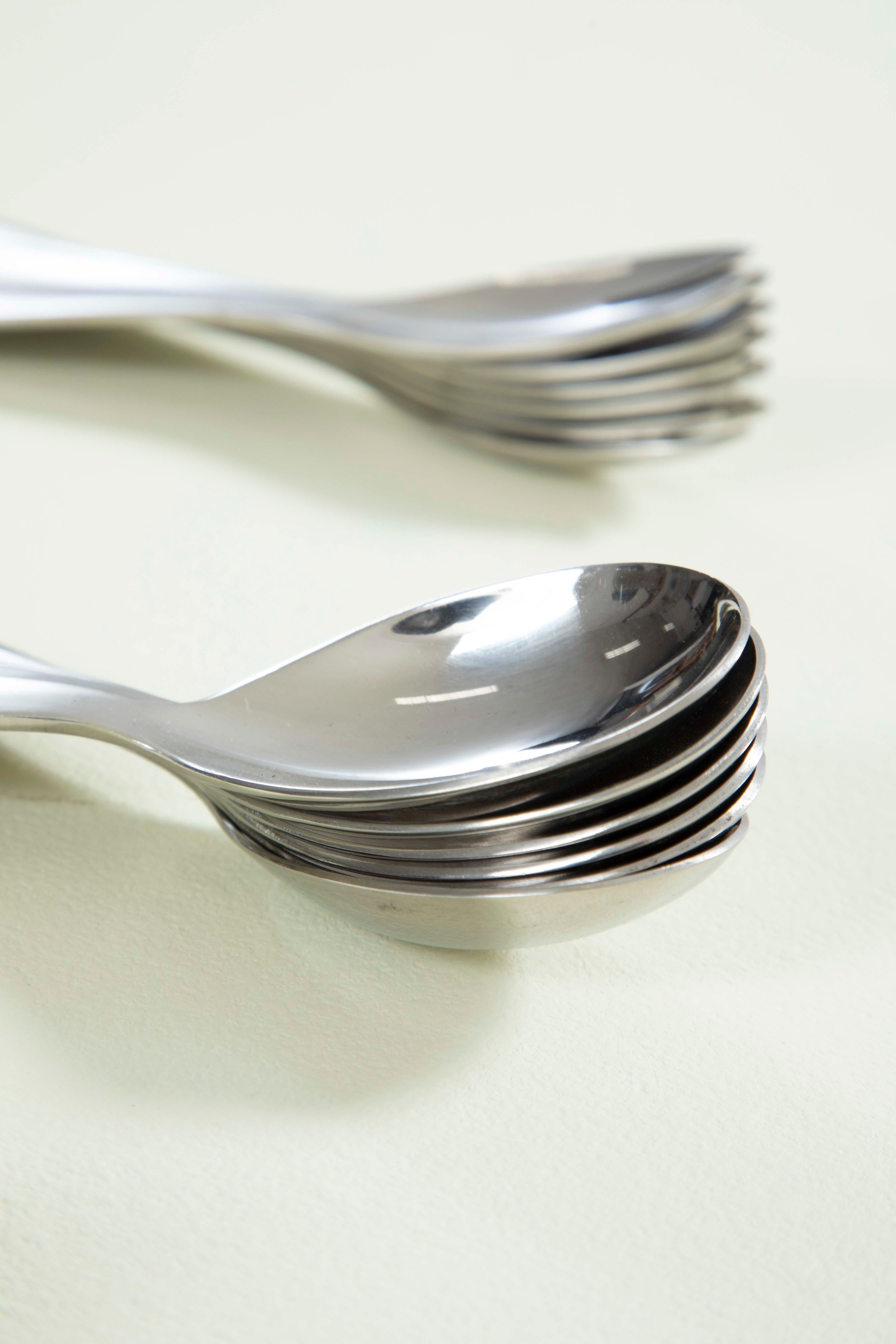 20. Jahrhundert, Gio Ponti für Arthur Krupp Bestecksatz 'Linea dell'Orso'. im Angebot 3