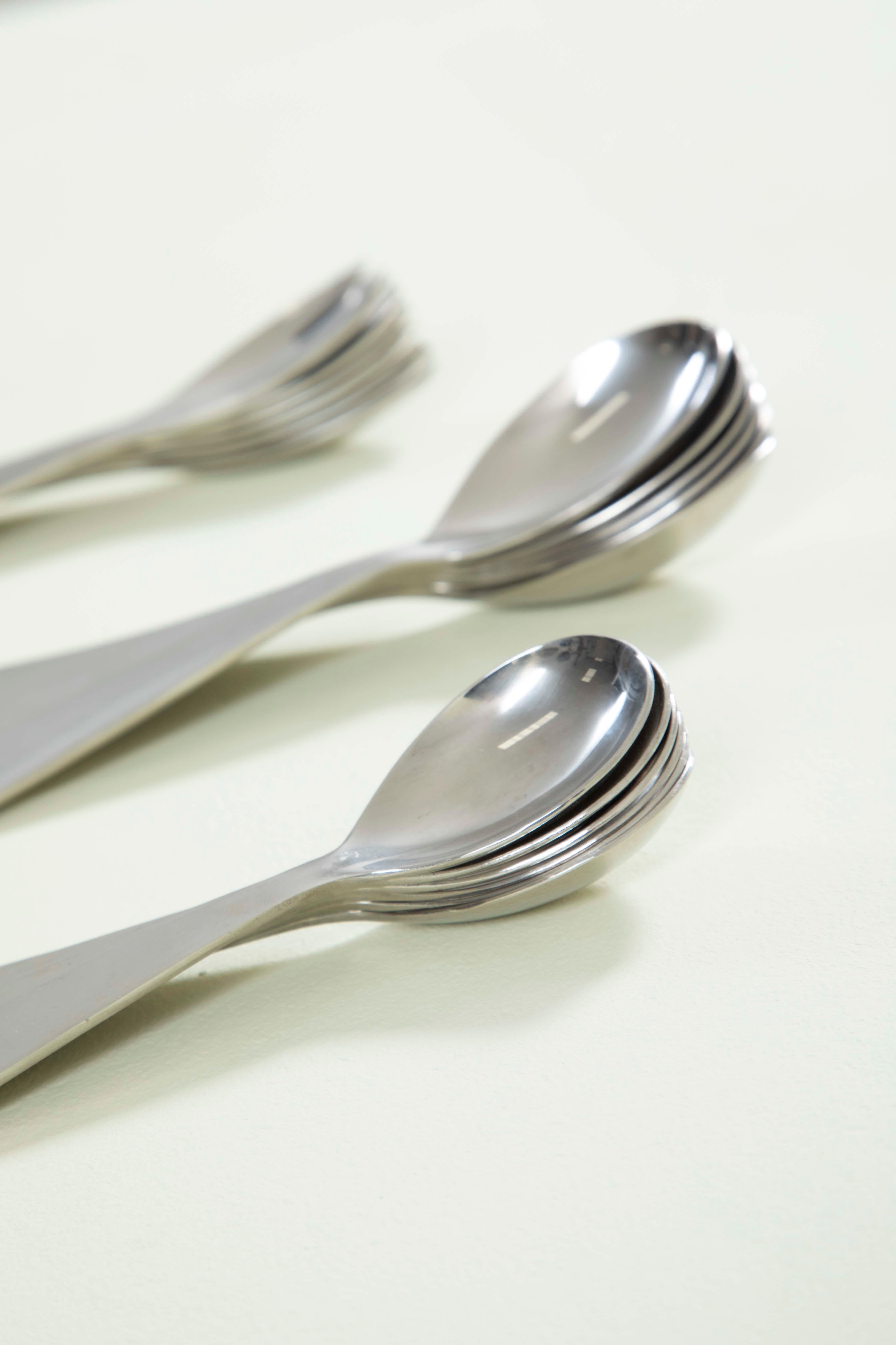 20. Jahrhundert, Gio Ponti für Arthur Krupp Bestecksatz 'Linea dell'Orso'. im Angebot 4