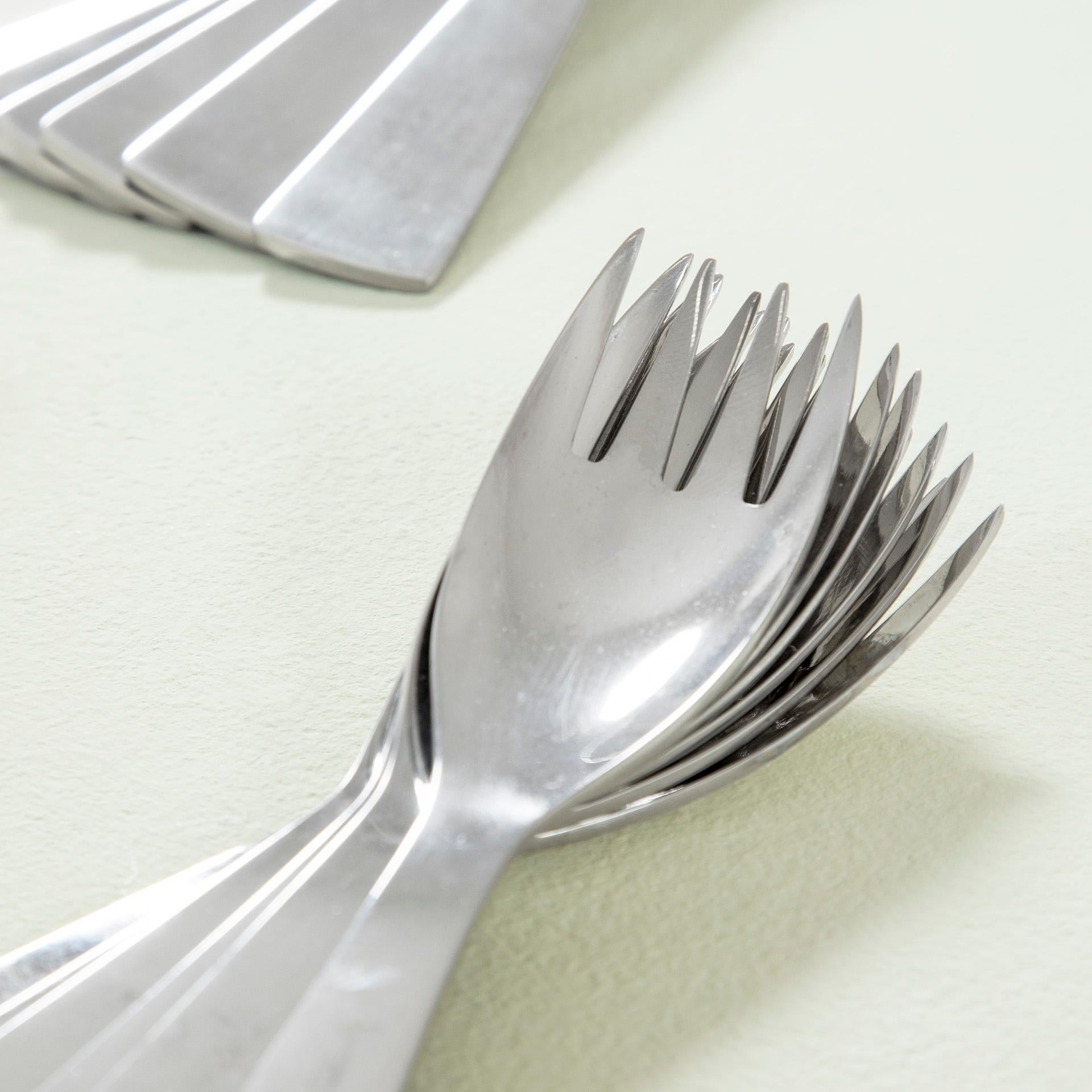 Italian 20th Century, Gio Ponti for Arthur Krupp Cutlery Set 