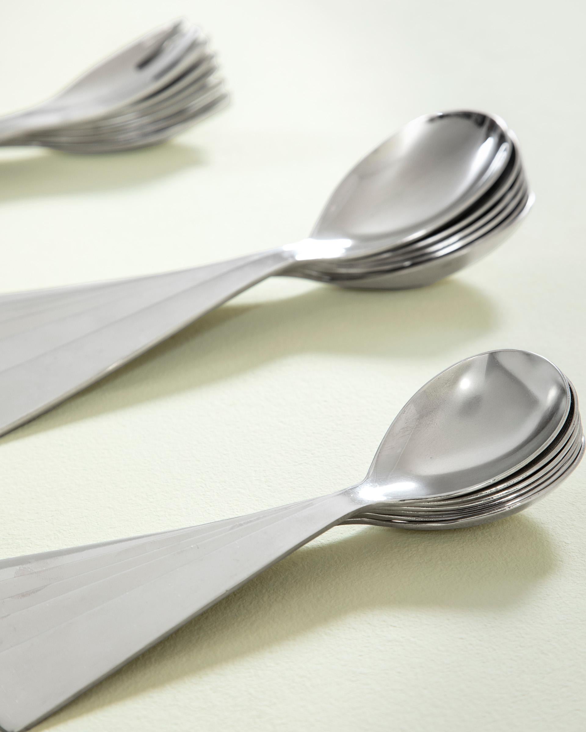 20th Century, Gio Ponti for Arthur Krupp Cutlery Set 