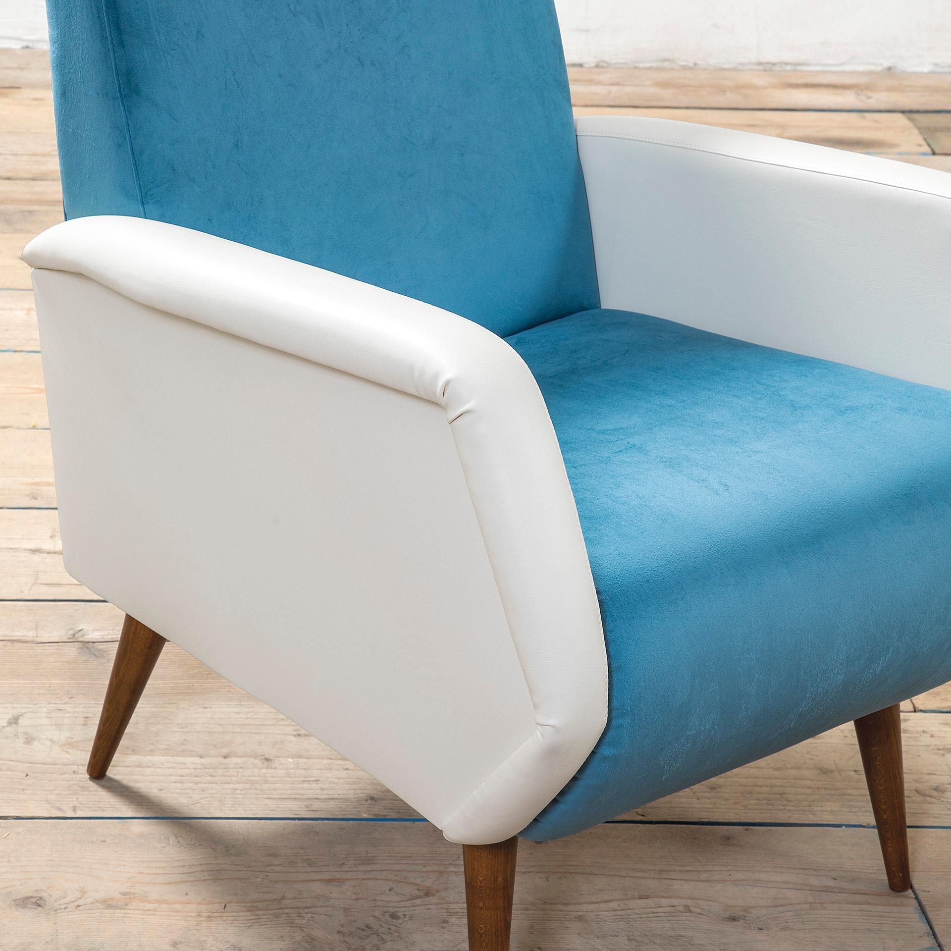 Italian 20th Century, Gio Ponti for Cassina Pair of Armchairs mod. 803 in vendita