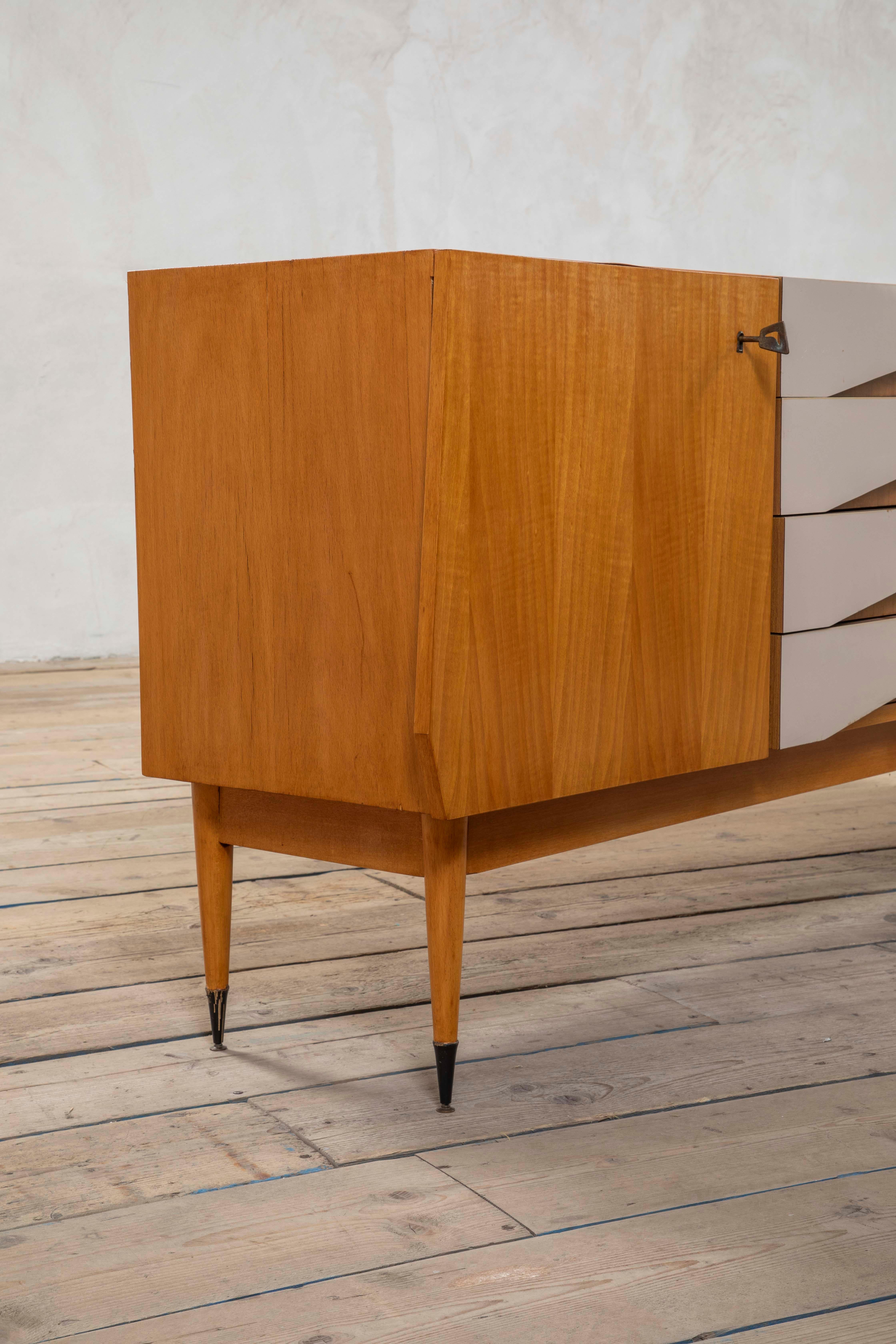 20th Century, Gio Ponti for Dassi Wooden Sideboard 1950 in vendita 1