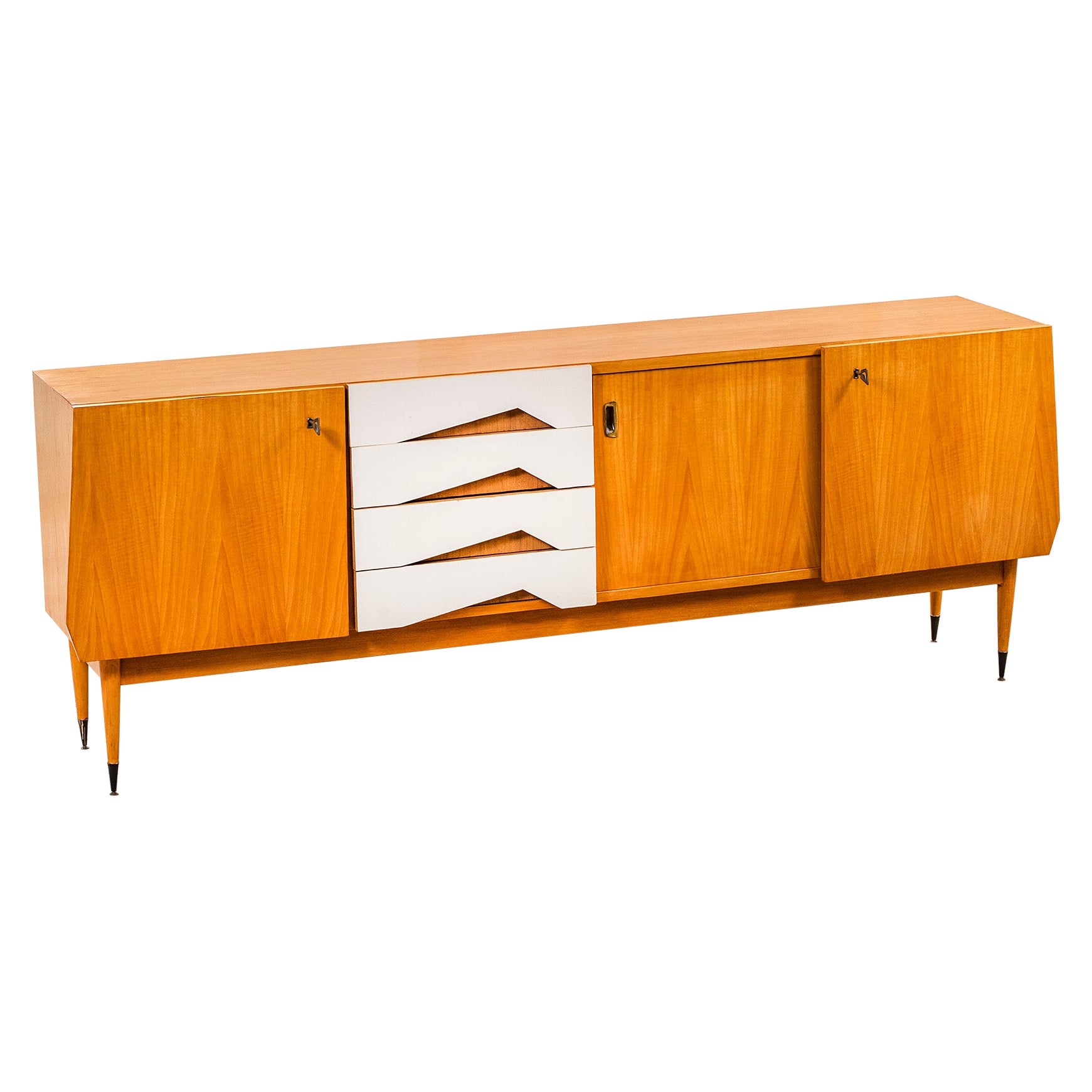 20. Jahrhundert, Gio Ponti für Dassi Holzanrichte 1950 im Angebot