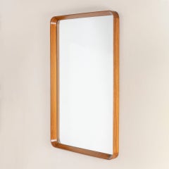 20th Century, Gio Ponti for Dassi Wooden Wall Mirror