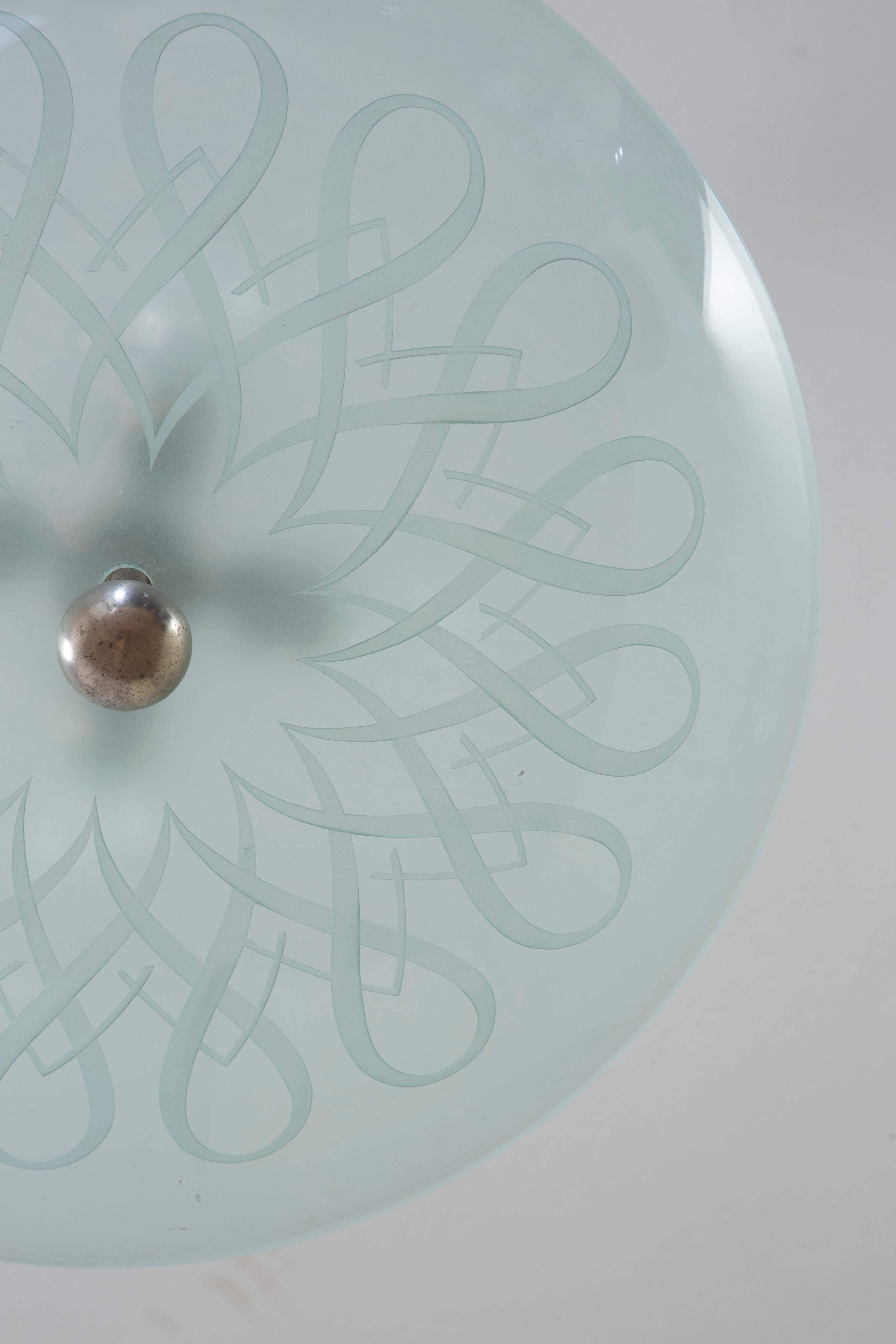 XX secolo, Lampada a sospensione Gio Ponti per Fontana Arte, 1940 in vendita 2