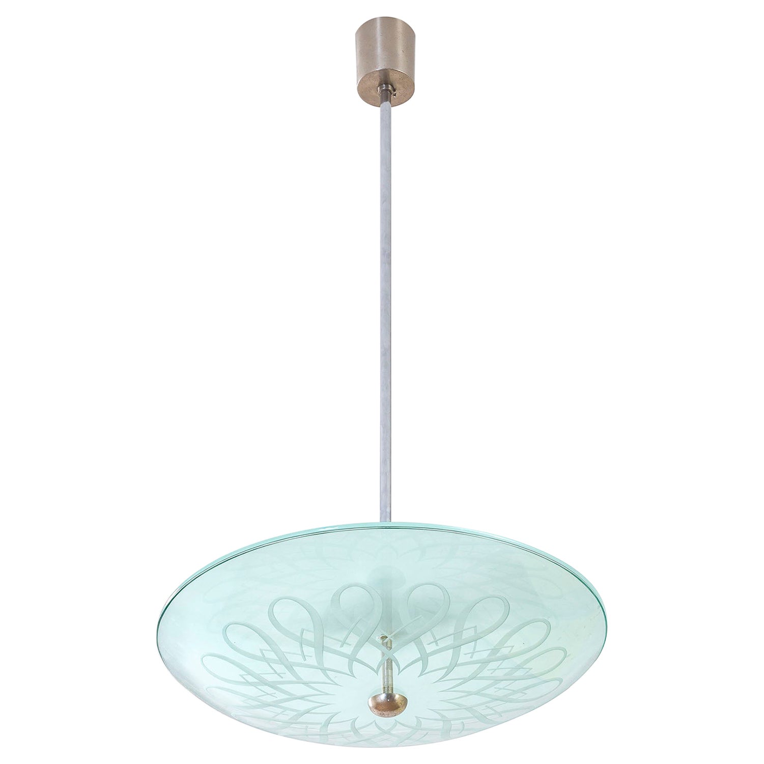 XX secolo, Lampada a sospensione Gio Ponti per Fontana Arte, 1940