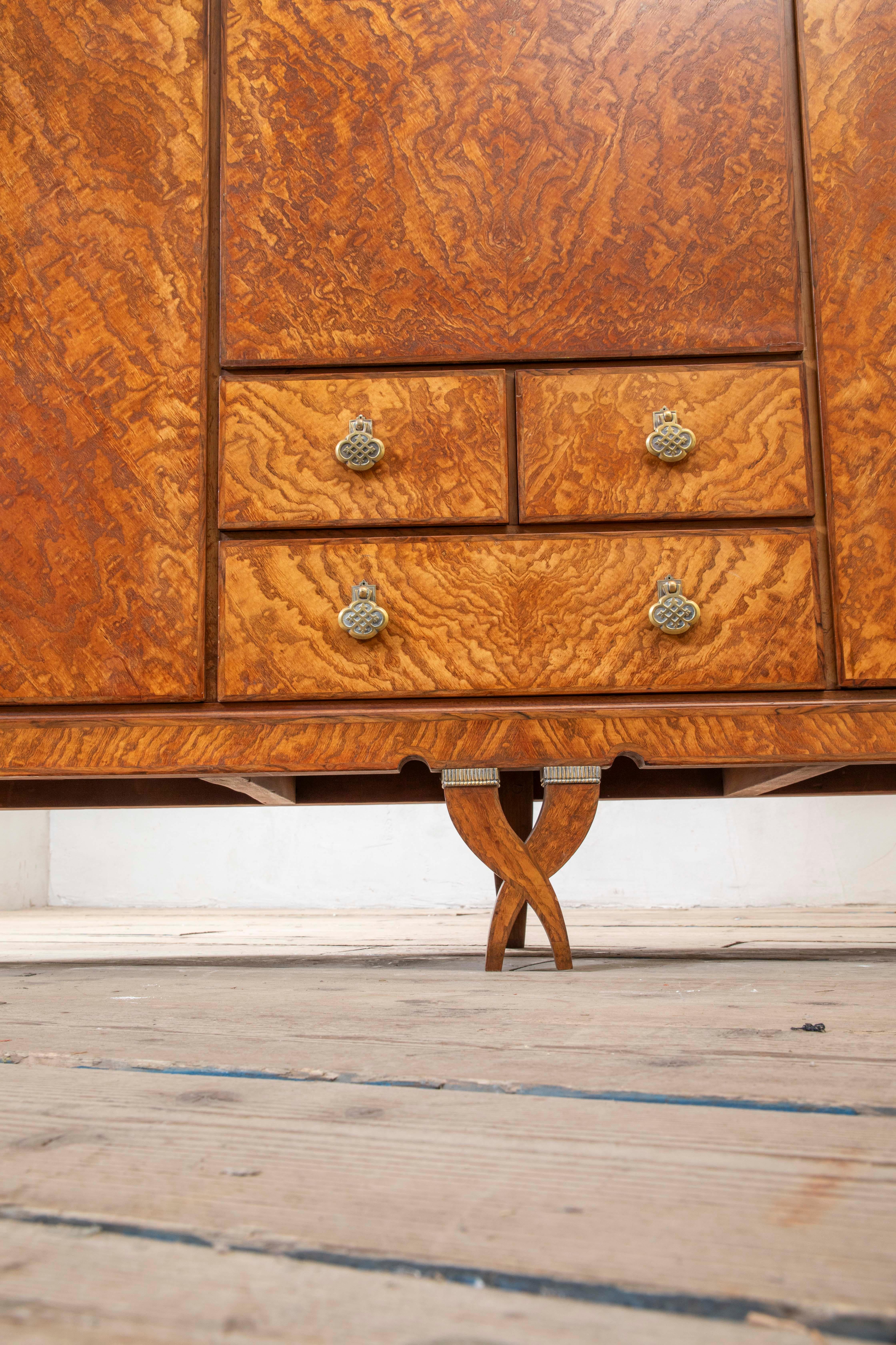 20. Jahrhundert, Gio Ponti für Lietti Holzschrank im Angebot 1