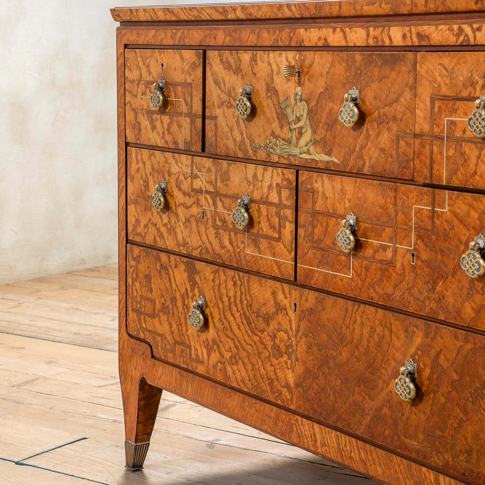 Italian 20th Century, Gio Ponti for Lietti Wooden Cabinet, 20s For Sale