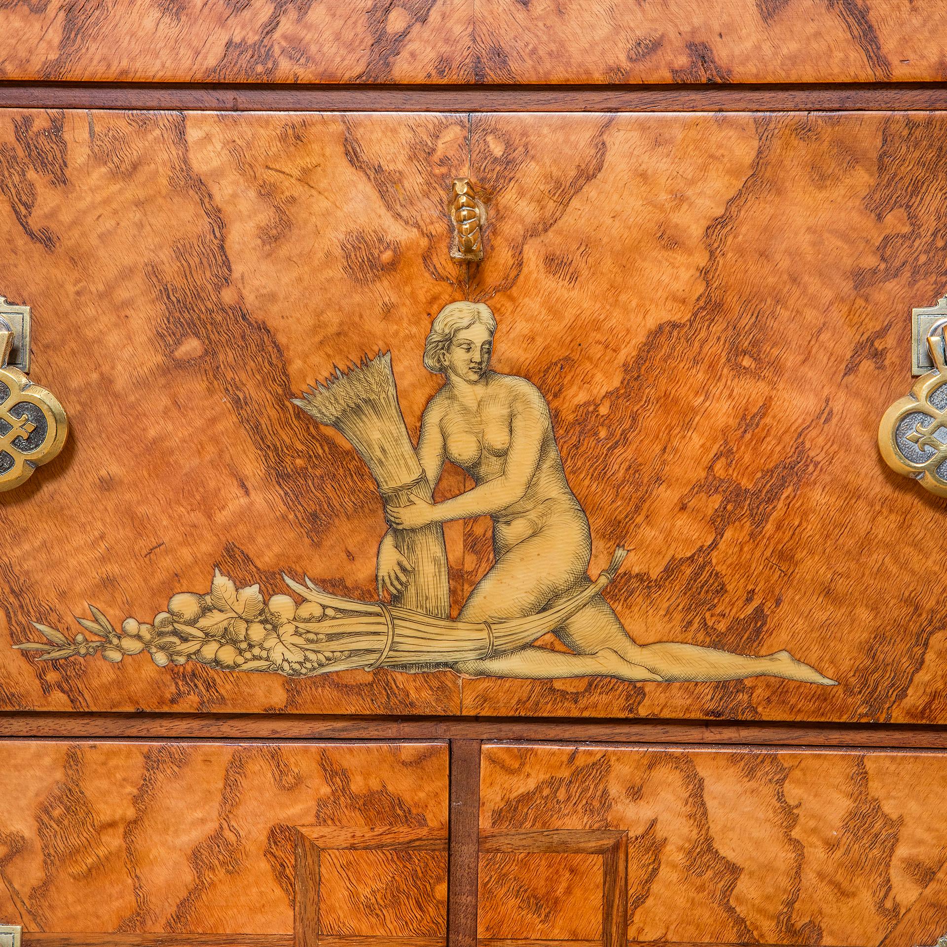 20th Century, Gio Ponti for Lietti Wooden Cabinet, 20s In Good Condition For Sale In Turin, Turin