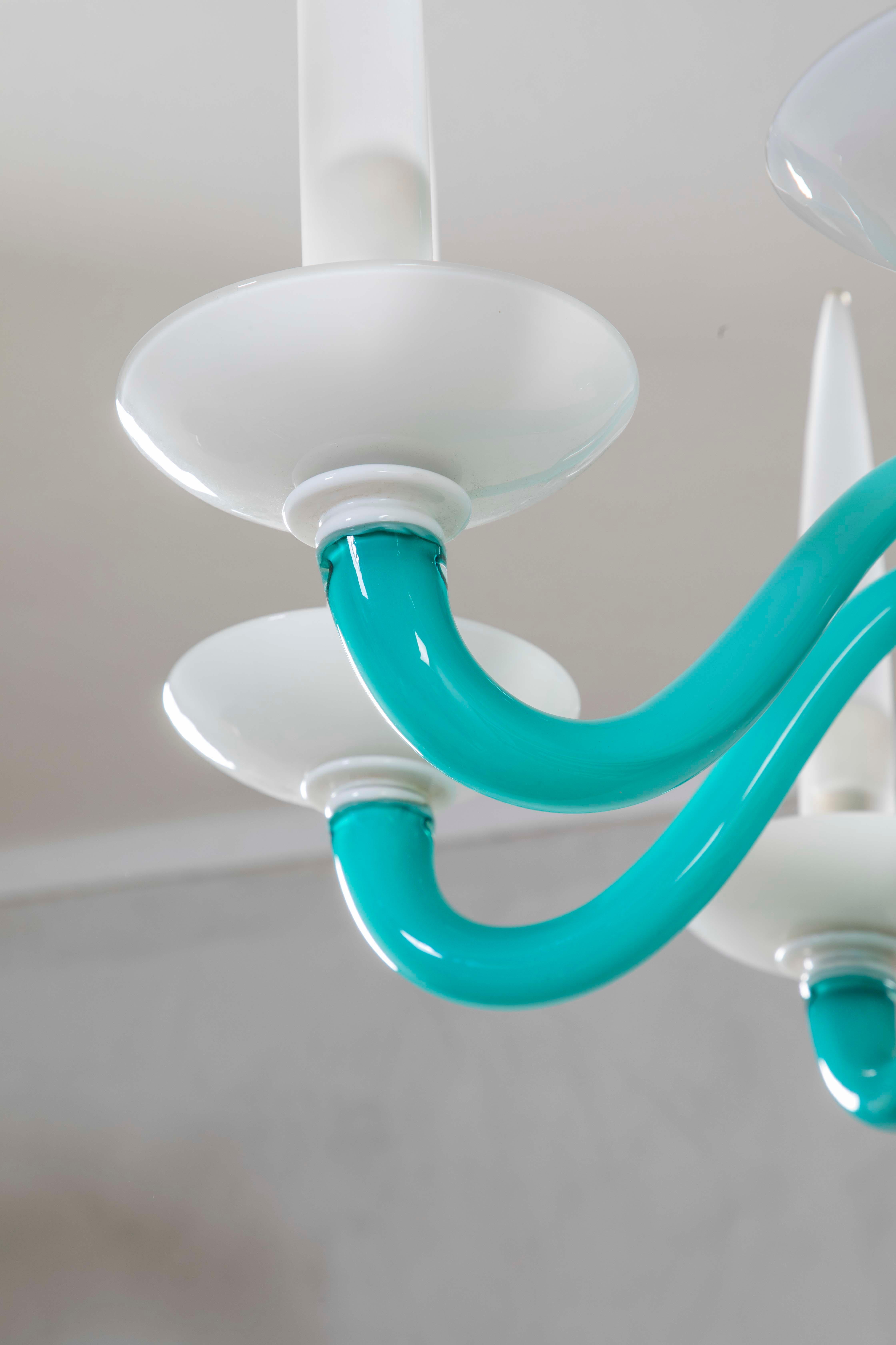 siglo XX, Gio Ponti para Venini Lámpara mod. 5523 en venta 5