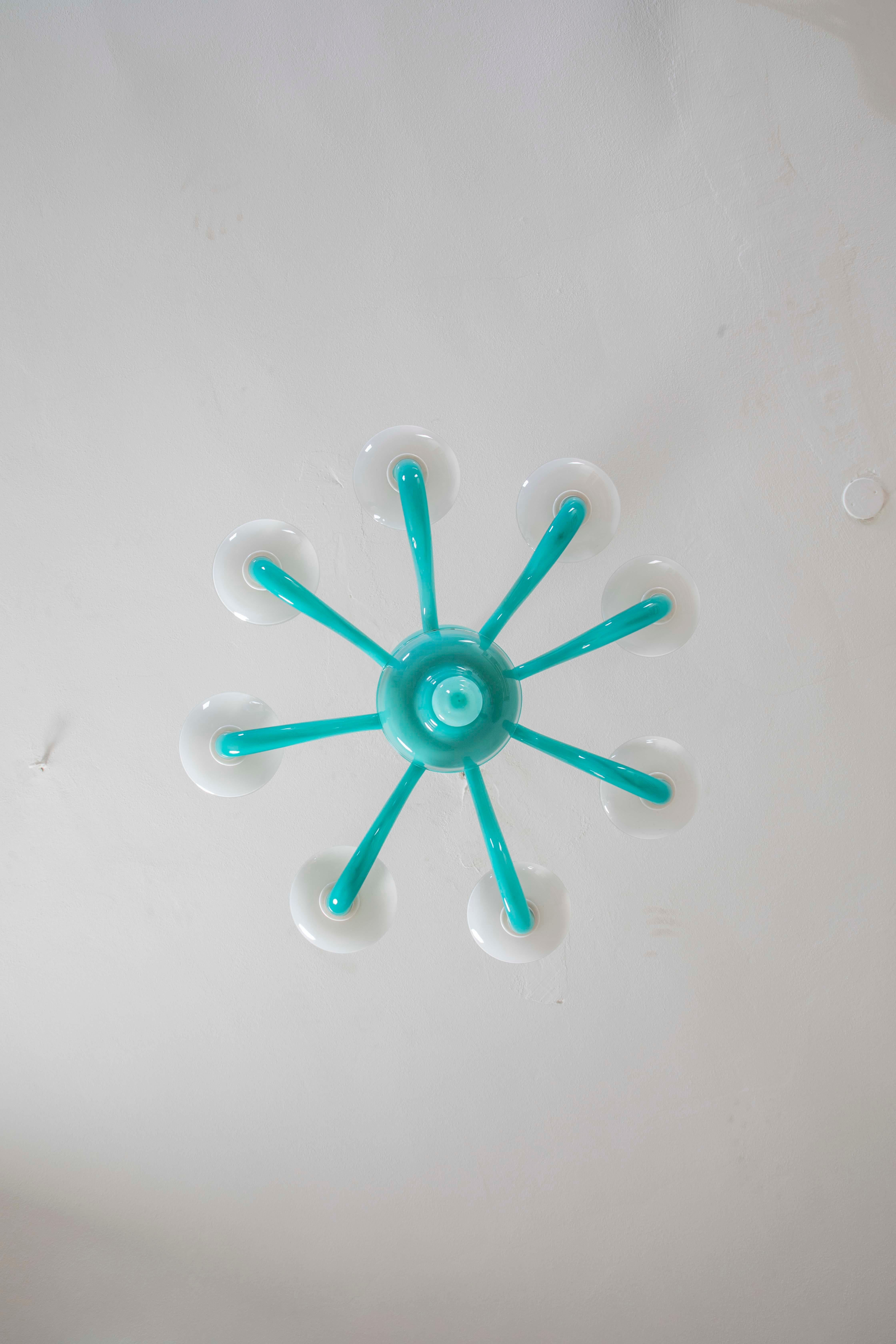 siglo XX, Gio Ponti para Venini Lámpara mod. 5523 en venta 2