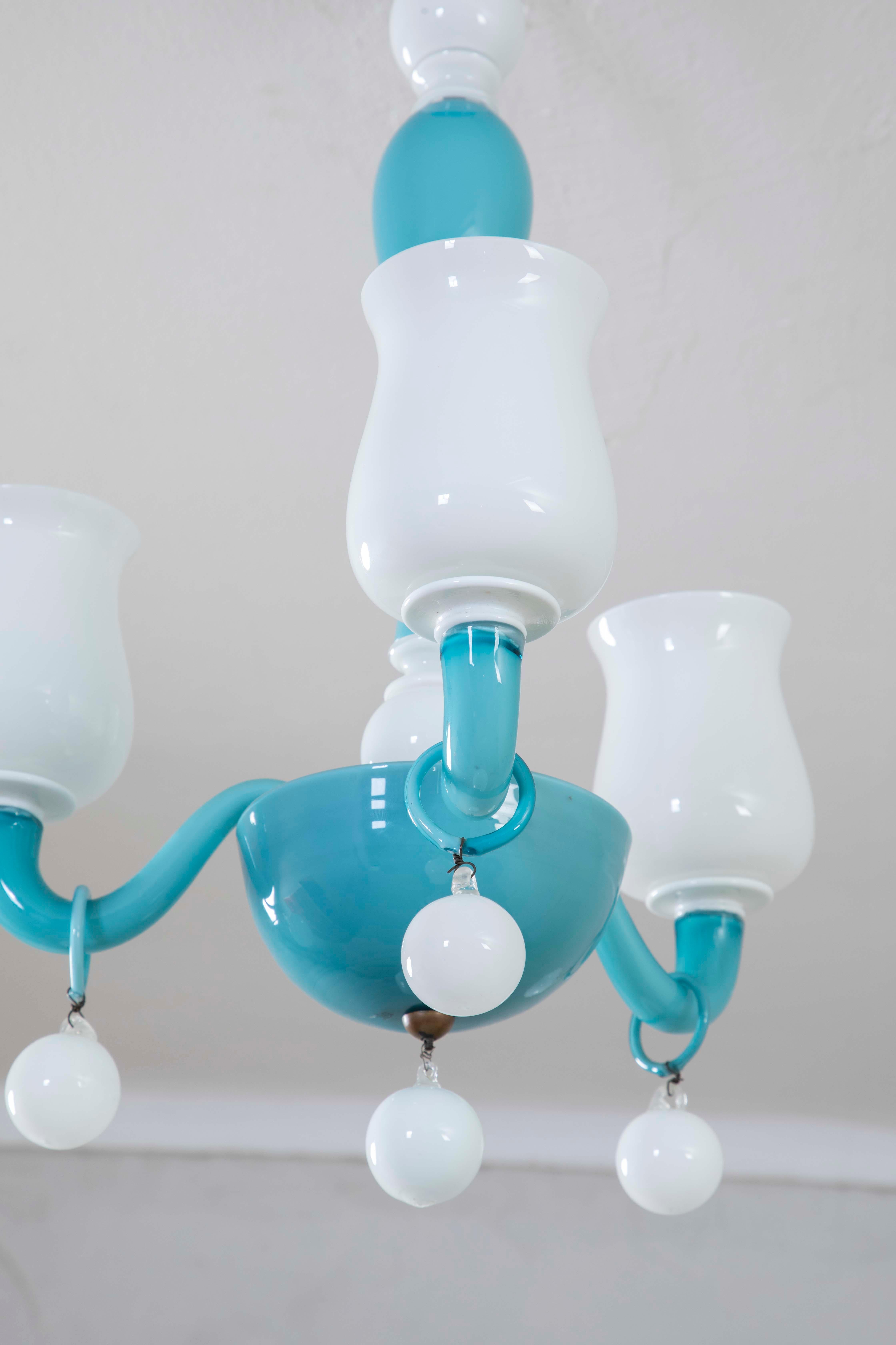 20e siècle, Gio Ponti for Venini Chandelier mod. 5586/3 en vente 2