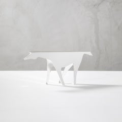 20th Century, Gio Ponti Lino Sabattini Sculpture Horse in Silver Metal End '70s