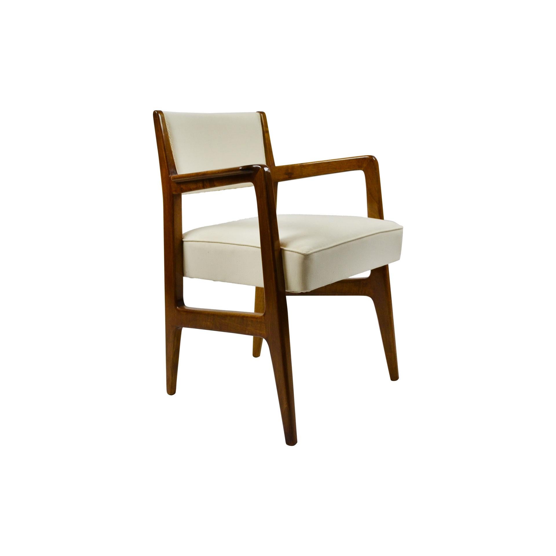 Mid-Century Modern 20th Century Gio Ponti Six Chairs Designed for Augustus Motorboat by Cassina