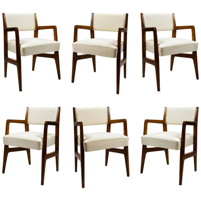 20th Century Gio Ponti Six Chairs Designed for Augustus Motorboat by Cassina For Sale