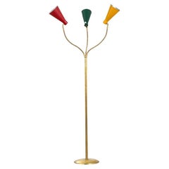 20th Century Giuseppe Ostuni Floor Lamp for Oluce with 3 Adjustable Diffusers