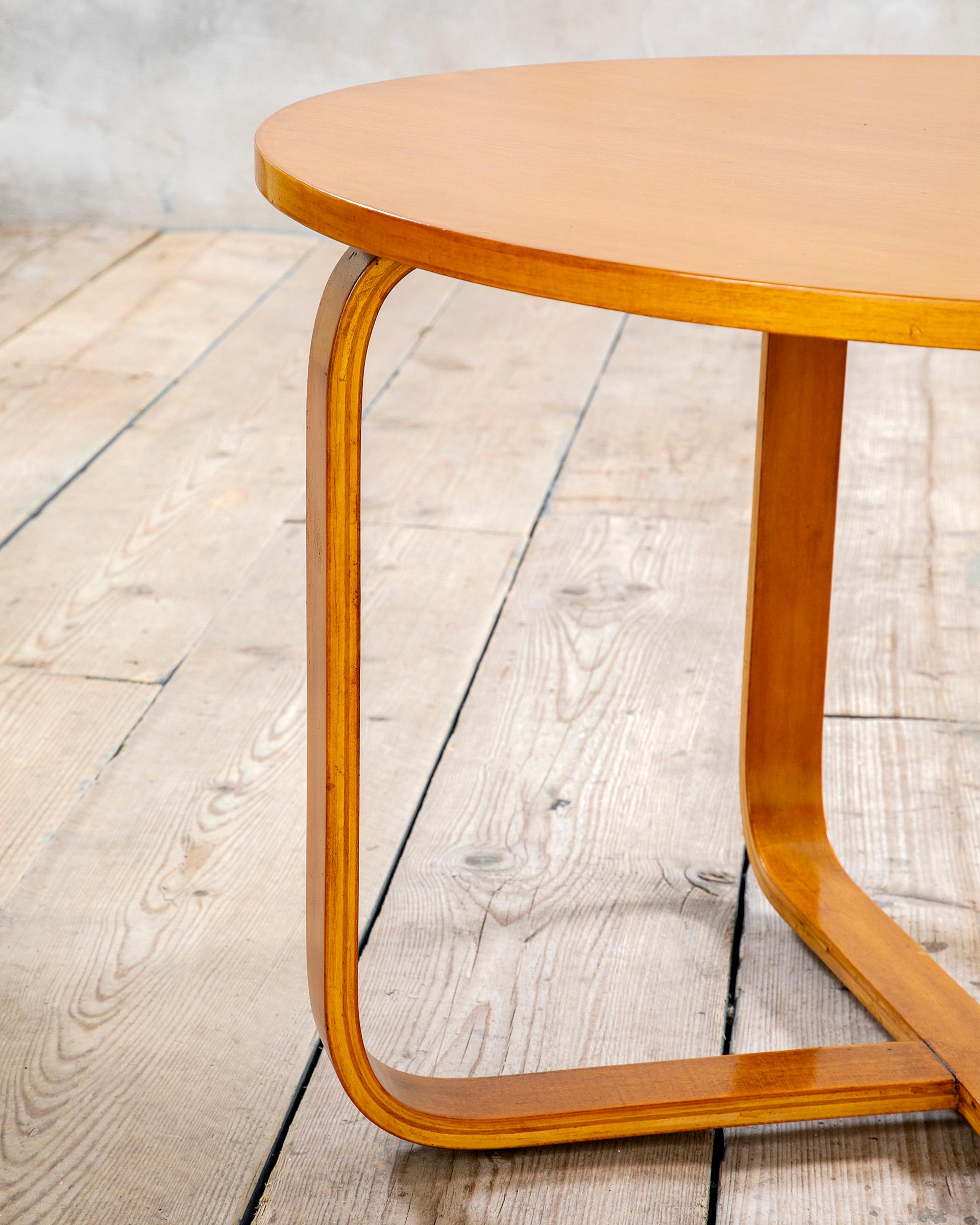 Mid-20th Century 20e siècle, Giuseppe Pagano Table basse mod. Lamellare en vente