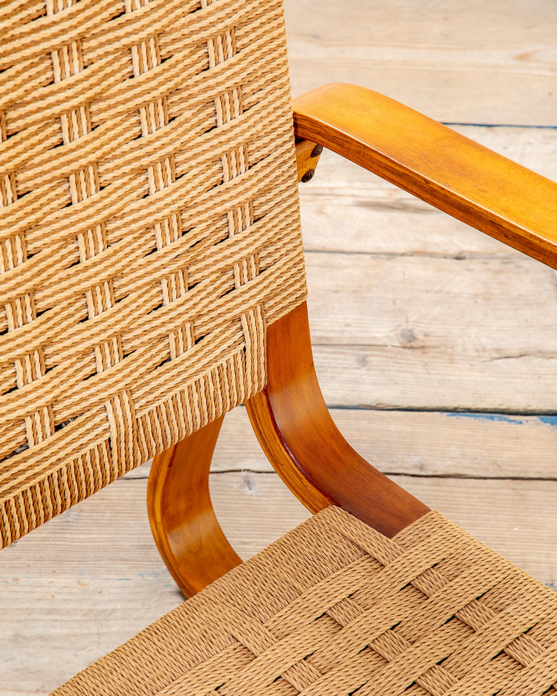 Mid-20th Century 20e siècle, Giuseppe Pagano & Gino Maggioni Paire de fauteuils mod. Lamellare en vente