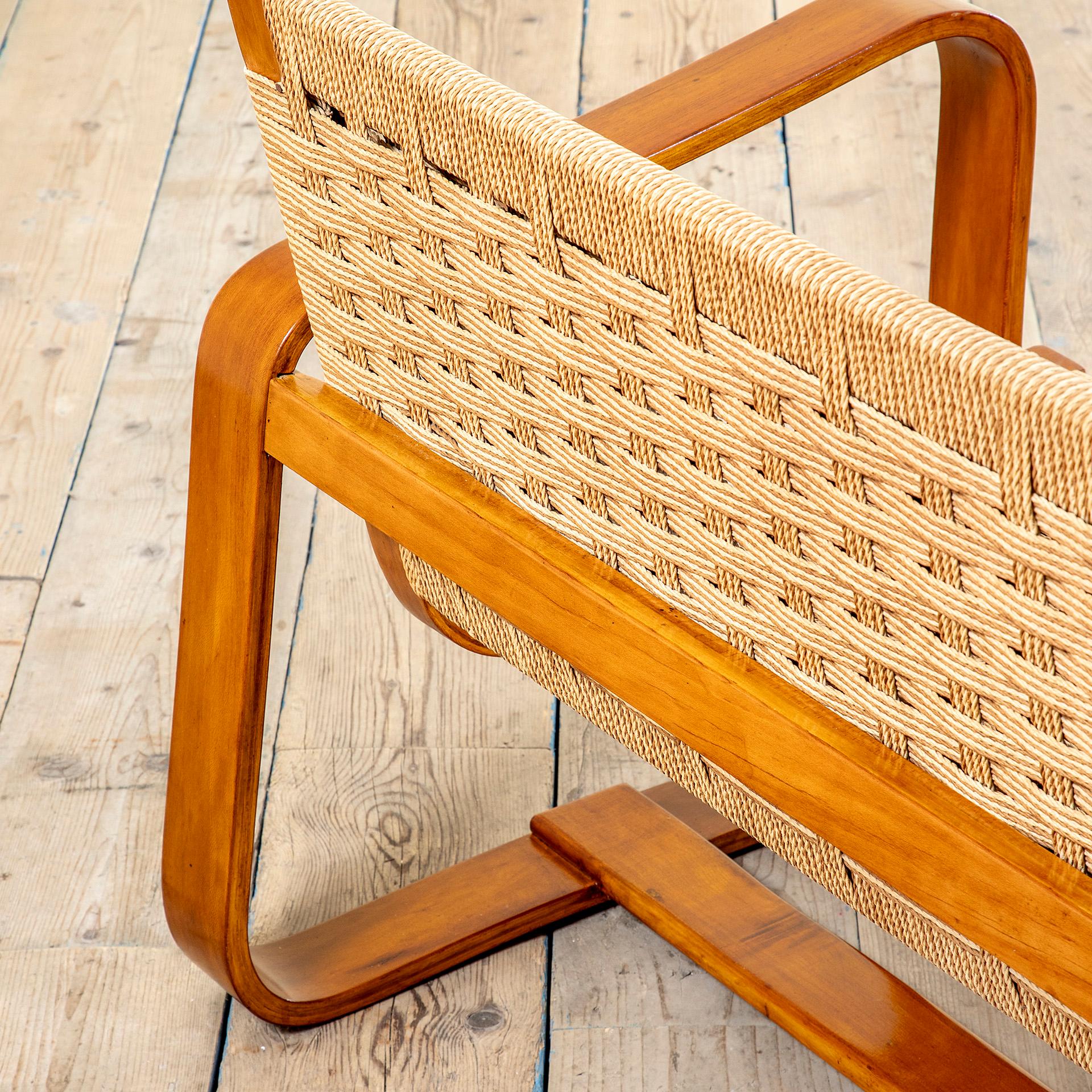 20. Jahrhundert, Giuseppe Pagano Sofa mod. Lamellare im Zustand „Gut“ im Angebot in Turin, Turin