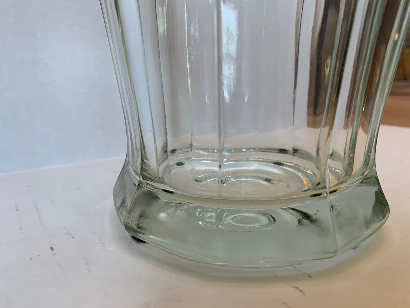 20th Century Glass Candy Jar with Lid 5