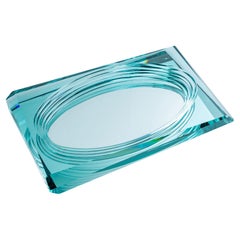 20th Century  Glass Centerpiece in the style of Fontana Arte, Italy
