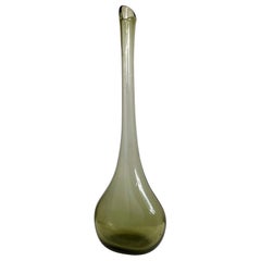 Moderne Flaschenvase aus Glas des 20. Jahrhunderts von Claude Morin
