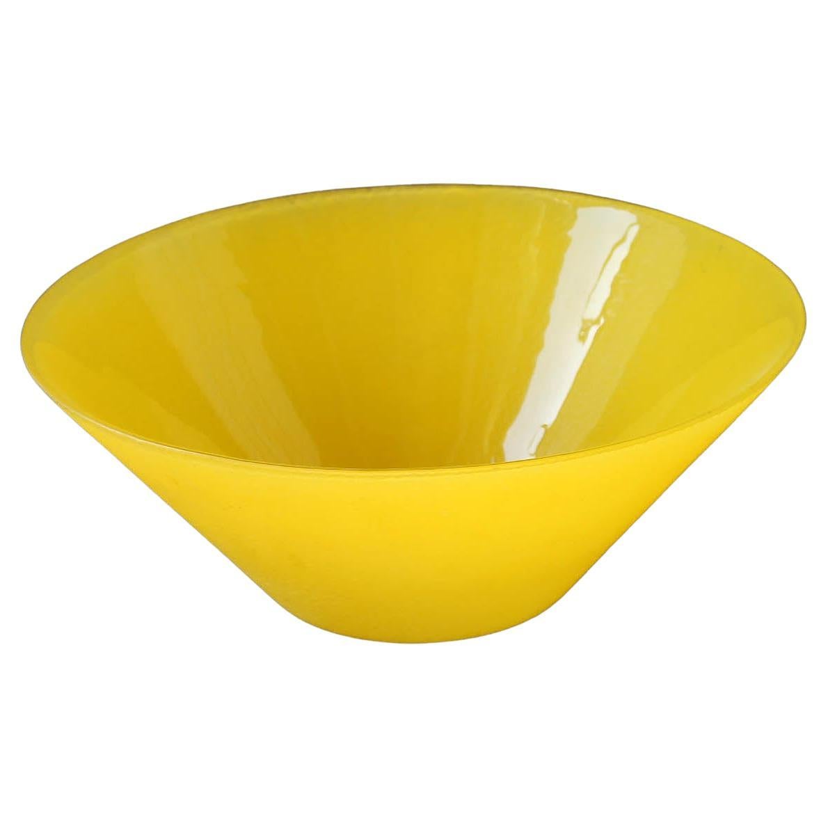 20th Century Glass Fruit Bowl