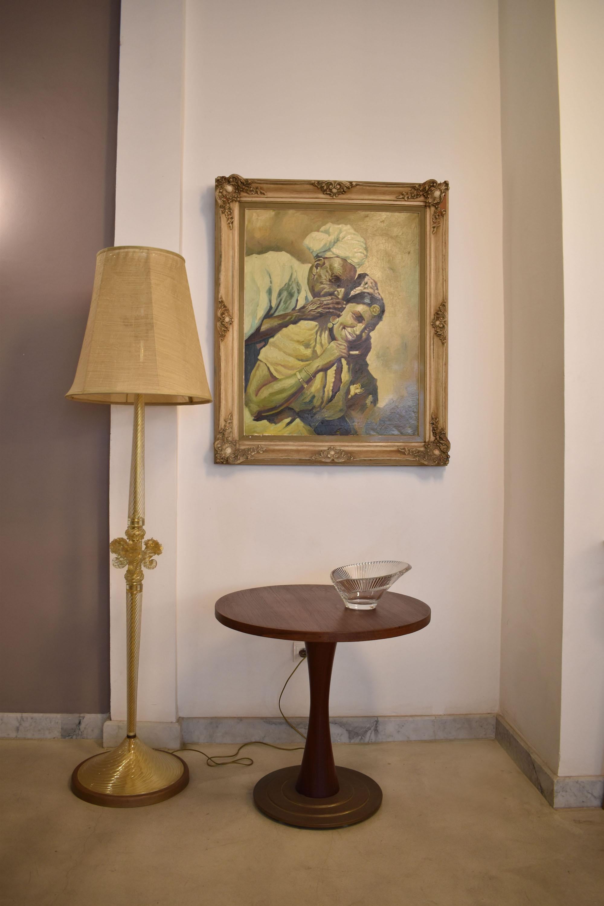 Lampadaire italien en or de Murano par Barovier Ercole Barovier, années 1950 en vente 9